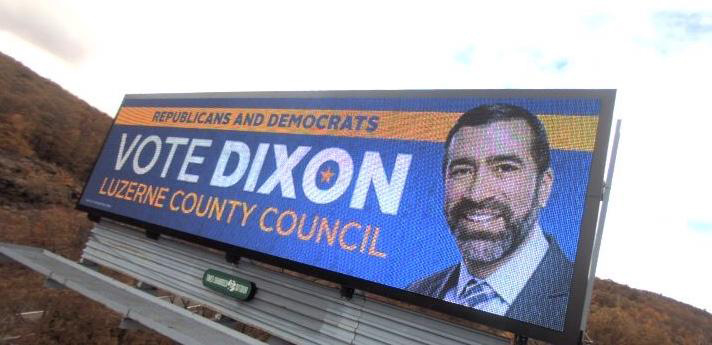 Dixon Billboard in Mountain Top, Pa.