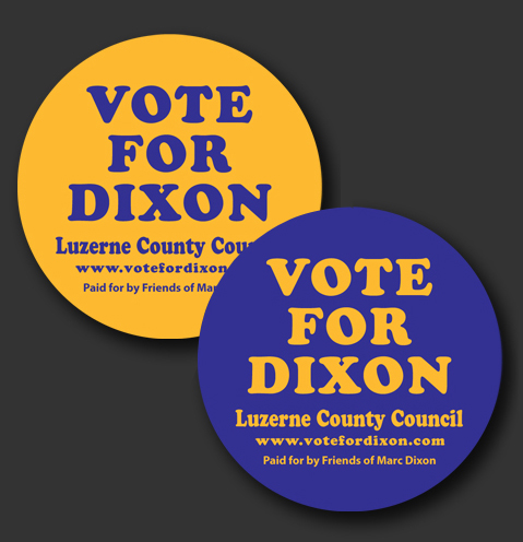 Vote for Dixon Stickers