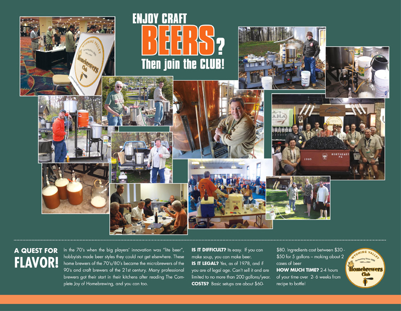 Wyoming Valley Home Brewers Trifold Inside